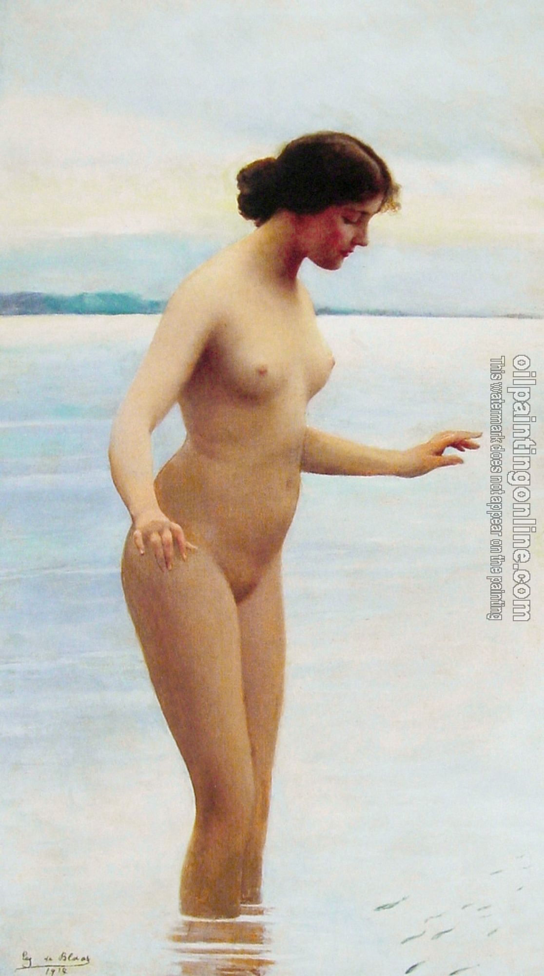 Eugene de Blaas - In the water